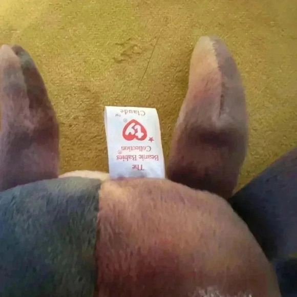 Claude the Crab Beanie Baby 1996 edition, with tag errors! - Picture 4 of 4